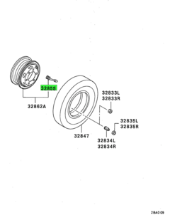 VALVE,TIRE 1