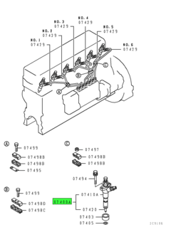 NOZZLE & HOLDER ASSY,FUEL INJECTION 1