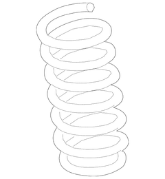 Coil Spring - Left, Front, Rear (XL, XLT)