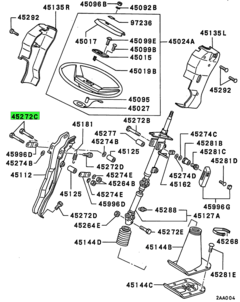 BOLT,STEERING COLUMN 1