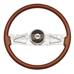 WHEEL-STEERING 18" TWO SPOKE WOOD