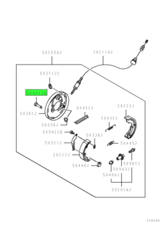 PIN,PARKING BRAKE 1