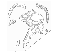 Quarter Panel - Right, Inner