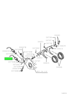 SWITCH,T/F GEARSHIFT POWER CYLINDER 2