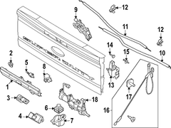 Tailgate Latch - Left