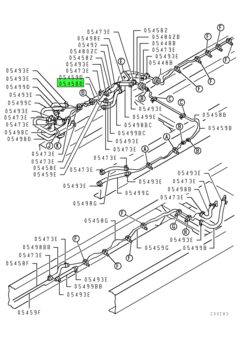 TUBE,FUEL RETURN LINE 3