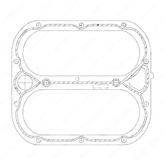 Oil Cooler Adaptor/Housing Gasket