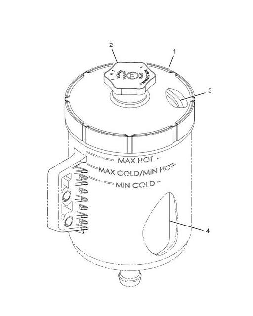 3836348C94 Navistar International | RESERVOIR POWER STEERING