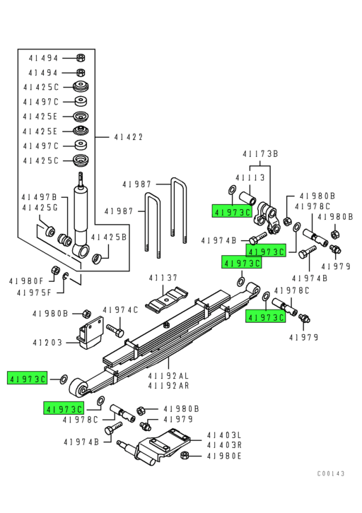 MC423006 Mitsubishi FUSO | Thrust Washer | Source One Parts Center
