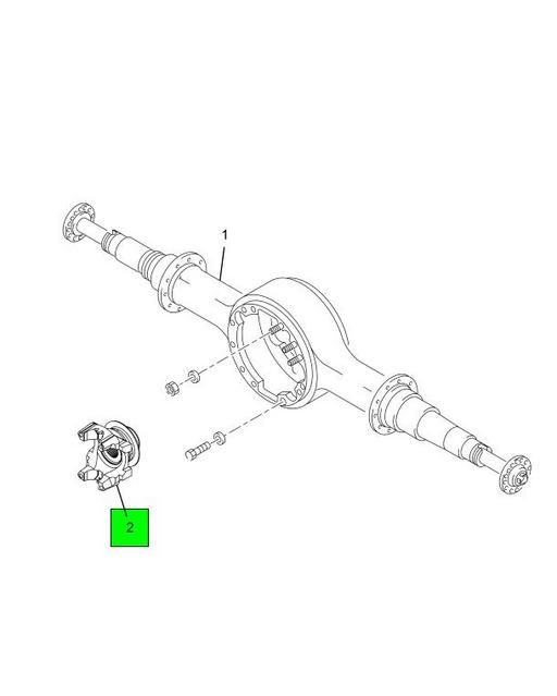 2607769C1 Navistar International | END YOKE SPL140 HALF