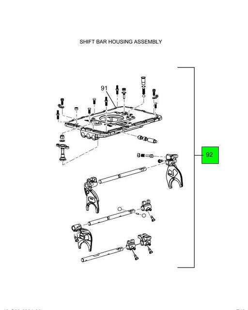 FULS3154 | Genuine Navistar International® SHIFT BAR HOUSING ASSEMBLY  COMPLETE