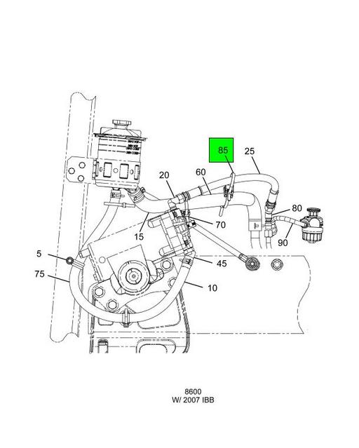 3625416C3 | Genuine Navistar International® TUBE POWER STEERING