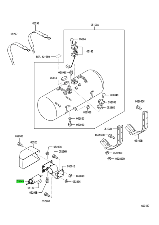 MK456242 Mitsubishi FUSO | Fuel Tank Pump | Source One Parts Center