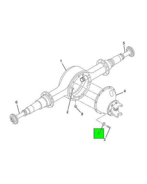 予約販売 SHAFT | International Navistar 1677137C2 AXLE 39 X 2 REAR その他