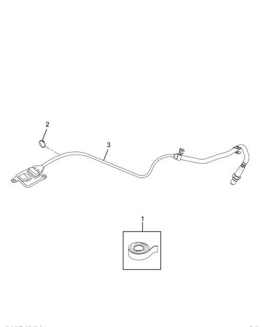 7099783C2 | Genuine Navistar International® SENSOR ASSEMBLY NOX 12 VOLT  W/WRAP