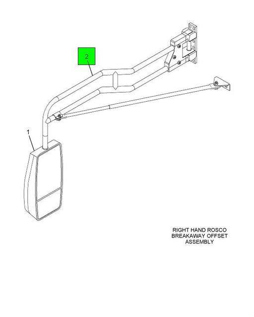 2202291C1 IC Bus | BRACE MIRROR BRKAWAY MTRZD OFF | Source