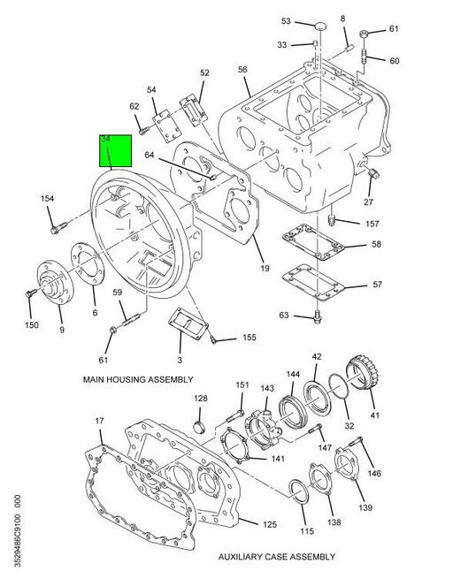 FULA5992 | Genuine Navistar International® HOUSING BELL W/BUSHINGS