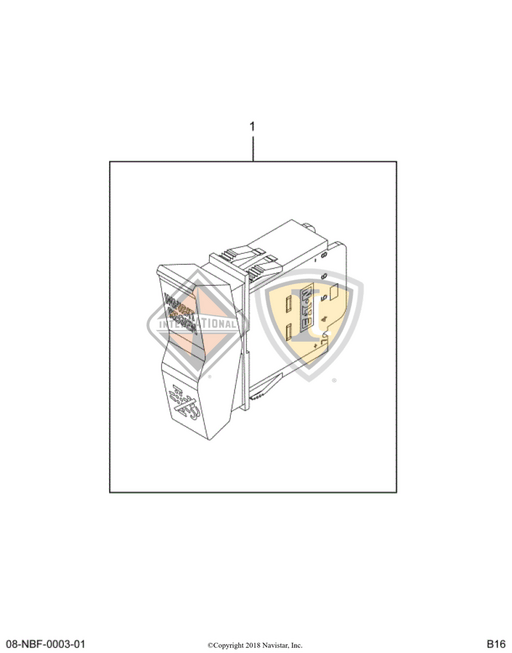 4067293C3 Navistar International® SWITCH INHIBIT REGEN 2 POSITION