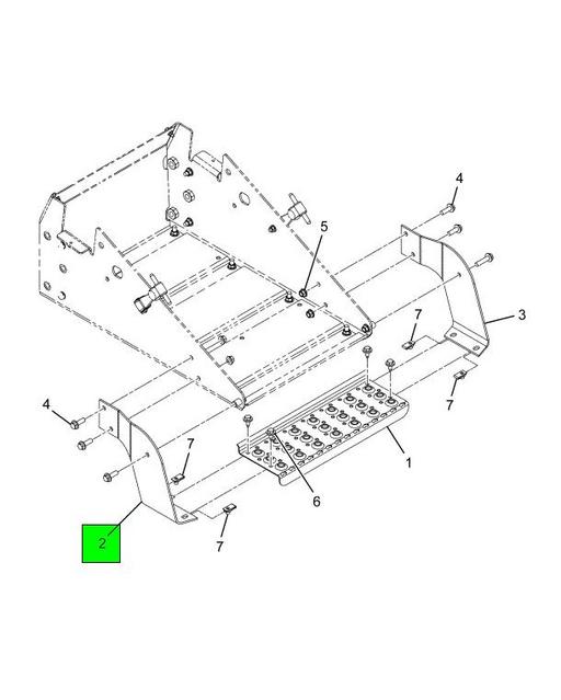 3564201C1 Navistar International | BRACKET MOUNTING STEP 3564201C1 Navistar International | BRACKET MOUNTING STEP