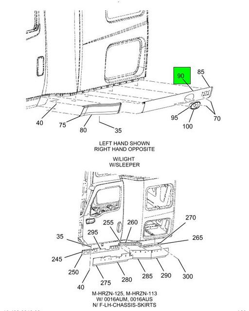 3740227C1 Navistar International | PANEL ASSEMBLY SLEEPER