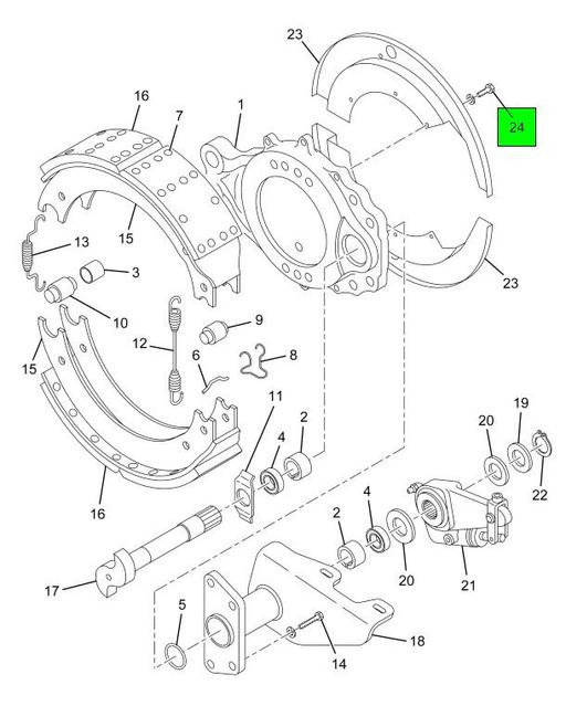 REALHEAD カリグラム 24838R1 Navistar International | BOLT 3/8 X 1/2 UNC - 10