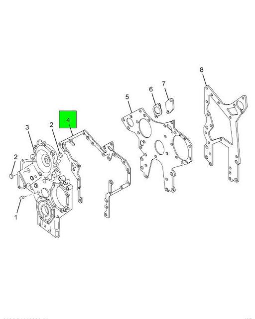最旬トレンドパンツ Navistar 1810510C3 International FRONT CRANKCASE GASKET | レディースウェア