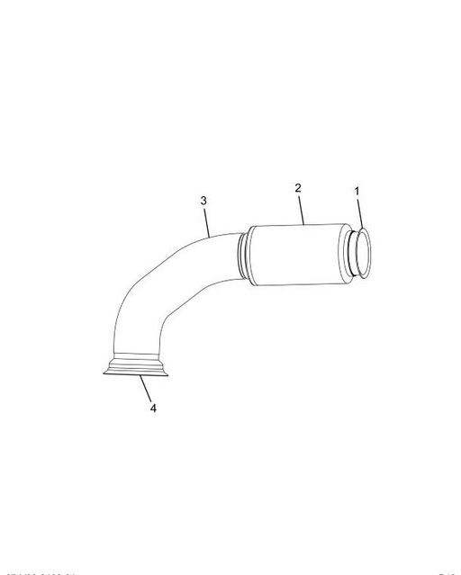 4053635C93 | Genuine Navistar International® Welded Assembly Turbocharger  Pipe