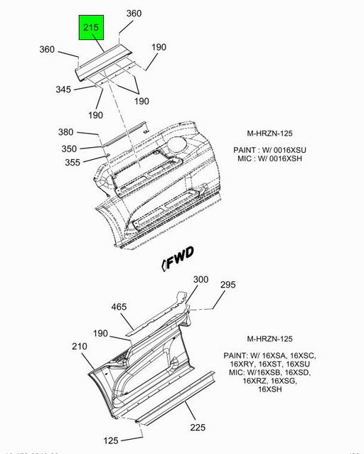 4172862C2 | Genuine Navistar International® PANEL SKIRT BATTERY COVER