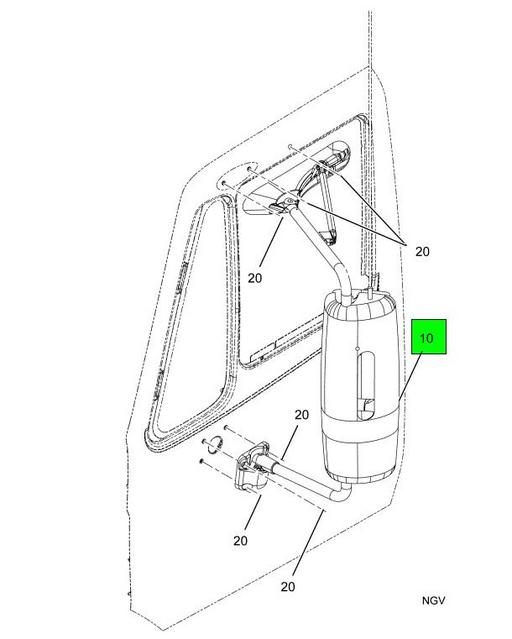 期間限定キャンペーン MIRROR | International Navistar 3735639C91 REAR PREM R VIEW テレビ