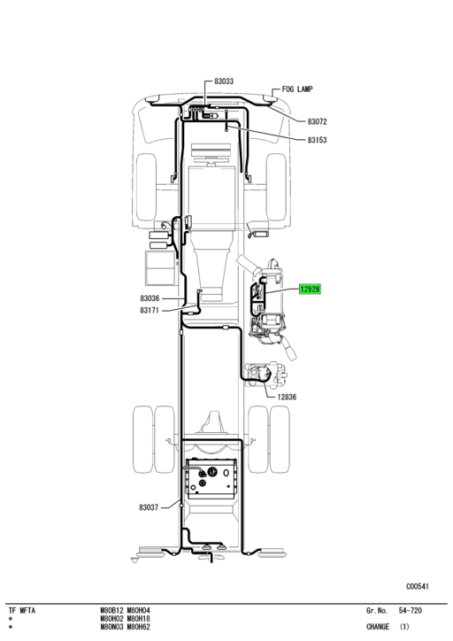 ML203817 | Genuine Mitsubishi FUSO® Urea Control Temperature Sensor Harness