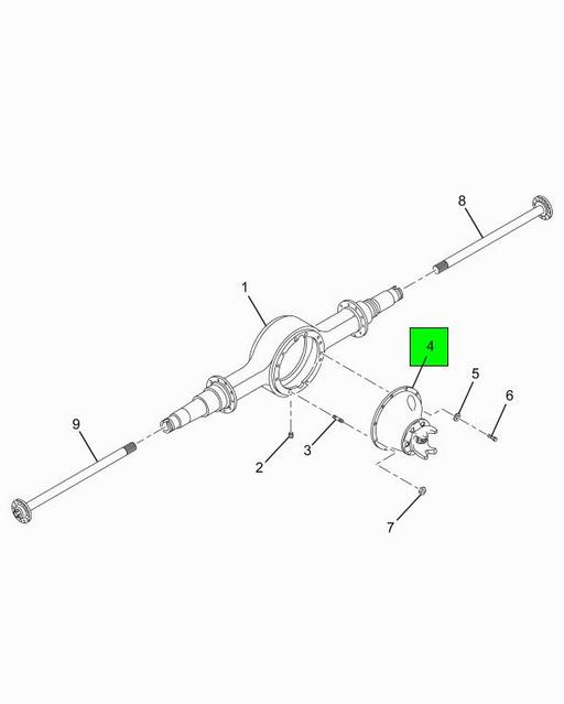 高級品市場 2593158C91 Navistar International | DIFFERENTIAL SINGLE REAR 工芸品