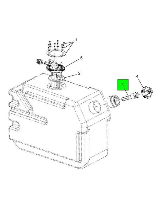 2510599C91 Navistar International | Diesel Exhaust Fluid Fill Neck
