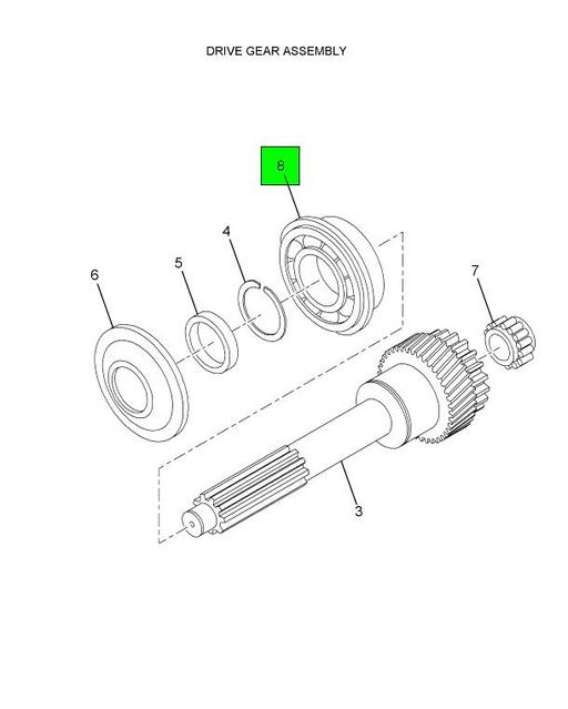 1681311C91 Navistar International | BEARING-ROLLER ASM DR GR 1681311C91 Navistar International | BEARING-ROLLER ASM DR GR