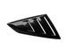 Mustang 2024 Air Design® Gloss Black Quarter Window Louvers - Not for Use with Convertible Models