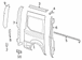 Body C-Pillar B Pillar Panel - Right, Inner, Outer (All Long, All Medium)