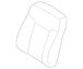 Seat Back Cushion Cover - Right, Front