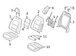 Seat Cover Cushion - Left, Front