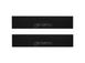 Tufskinz Gray Lettering on Black Texture Door Sill Kit