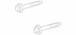 Alternator Bracket Bolt Screw - 4.6L