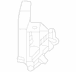 Blind Spot Detection System Warning Sensor Bracket - Right, Rear (Raptor Series)