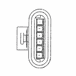 6-Way Connector and Seal Assembly - Metripack, 150 Series