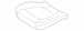Seat Cover Cushion - Left, Front