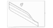 Exterior Door molding <br>Door Applique Body side strip Cladding Corner Insert MOULDING Outside