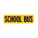 163233 Thomas Built Bus | Decal - School Bus Lettering/Warning Label ...