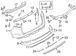 Bumper Impact Absorber Isolator - Rear