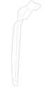 Grille Bracket Support - Right, Front