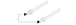Stud Air Conditioning (A/C) Compressor Bolt - M8 X 122MM M6 15MM