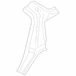 Body C-Pillar - Right, Rear, Inner