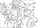 Disc Brake Caliper Bracket Spare Wheel Mounting - Rear