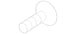 Grille Emblem Screw Molding - 4 X 12